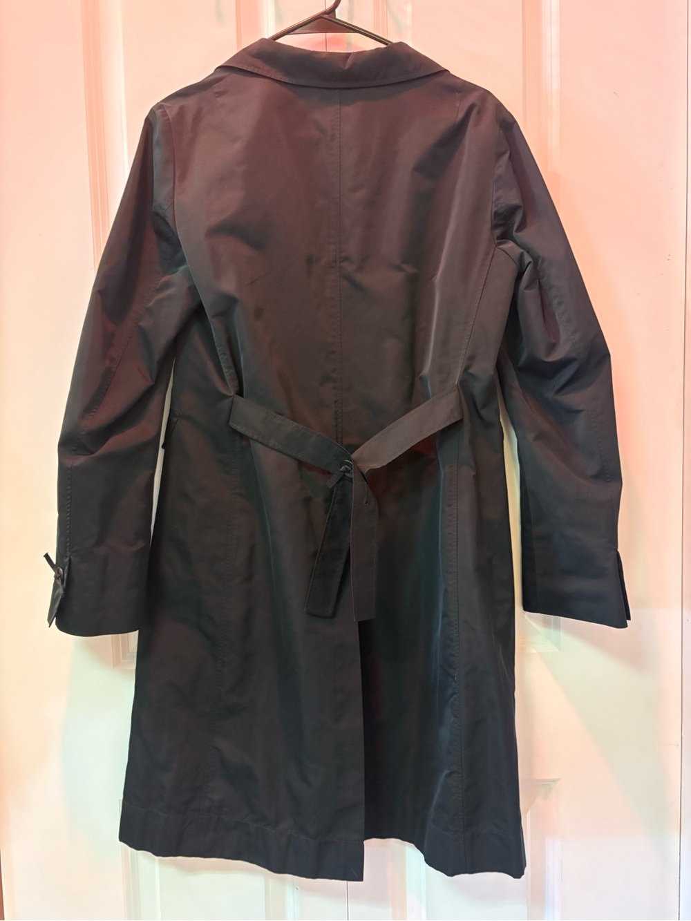 Jil Sander Black Single-Breasted Trench Coat - Picture 2 of 4